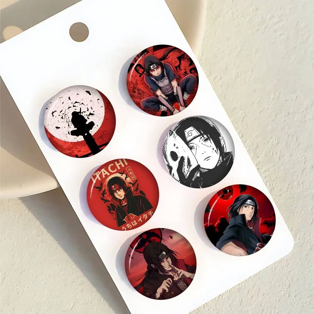 Anime-Broschen Niedliche Cartoon-Anstecknadel für Jacke und Jeans Geschenk-Accessoire Anime U-Uchiha COOL Itachi