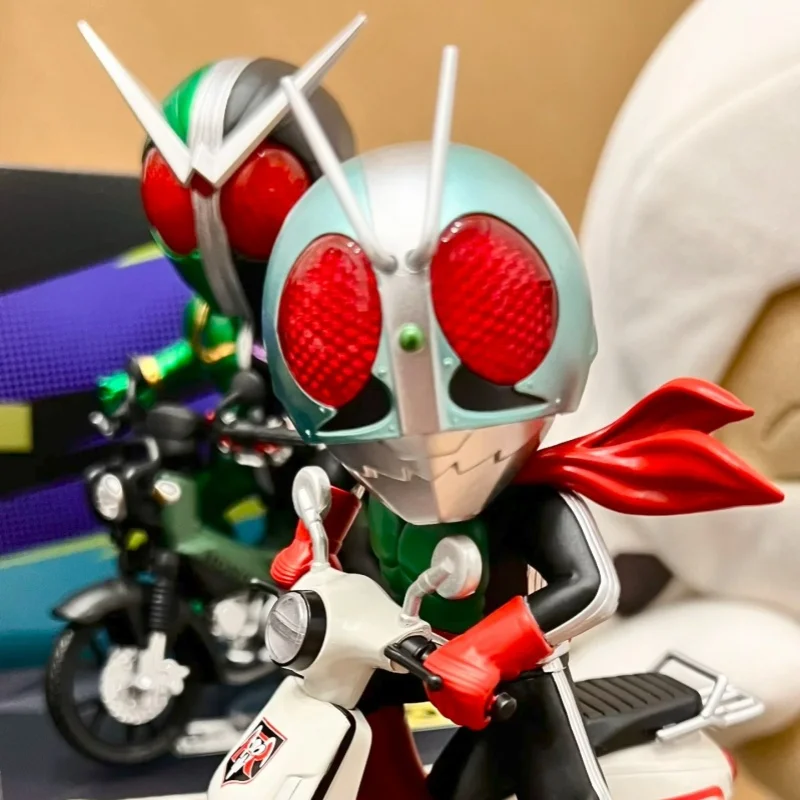 Spot Genuine Bandai Kamen Rider Bnfigure Q Series And Motorcycle Joint Blind Box Trendy Toy Figurine Collection Gift