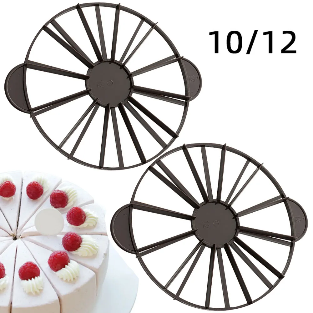 Slice Pie Cutter Cake Divider Kitchen Pastry For 10 / 12 Marker Dividers Mousse Cake Equal Portion High Quality