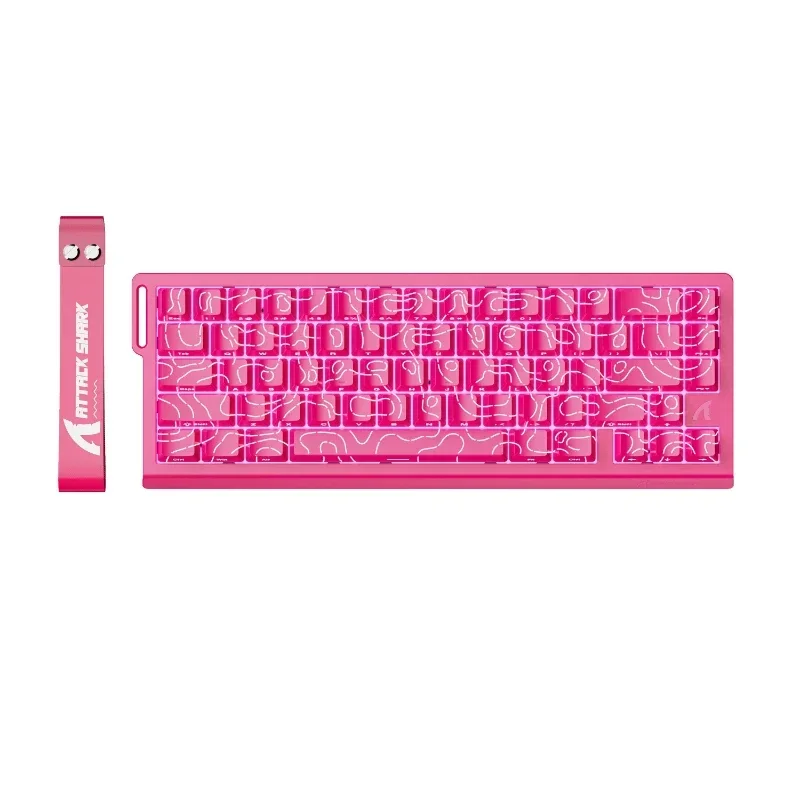 X68HE magnetic axis mechanical keyboard contour side engraved wired RGB competitive RT adjustable key path low latency