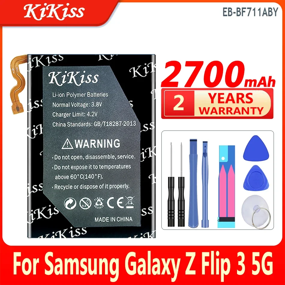 סוללה EB-BF712ABY EB-BF711ABY עבור גלקסיה samsung z 3 flip 5g f711 f711b f711b f711 SM-F711B סוללות + כלים