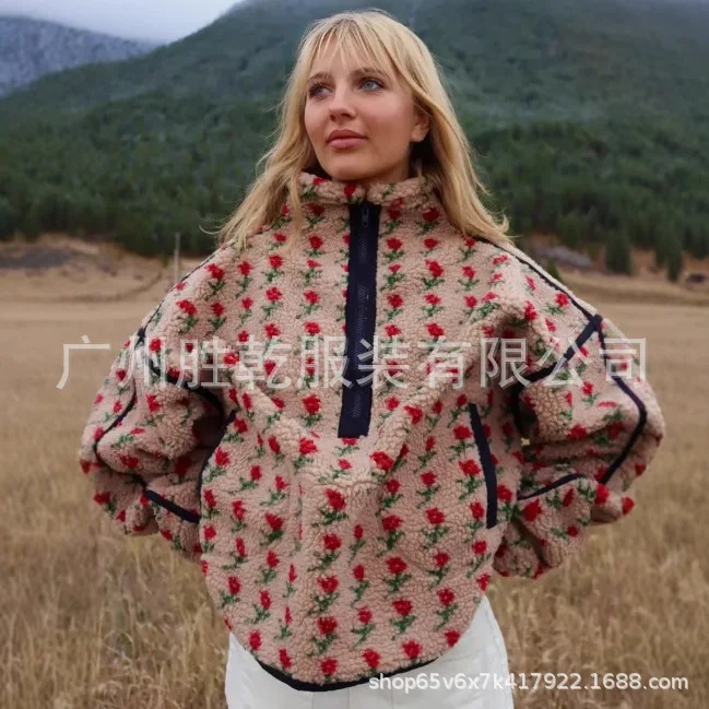 

2026 Women's Jacket New Fashionable Floral Clothing Baby Casual Top Trendy