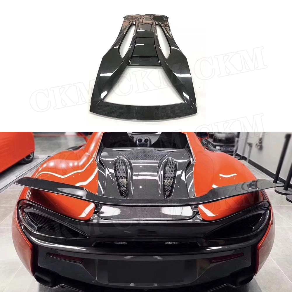 

CKMUUER сухая задняя крышка багажника из углеродного волокна, крышка багажника, хвостовая накладка, спойлер для кузова, комплекты кузова автомобиля для McLaren 540C 570S 570GT