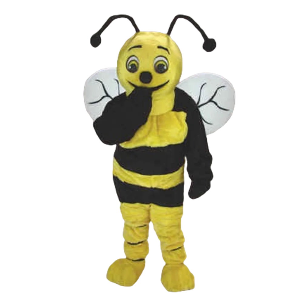 Cute Honey Bee Mascot Costume Adult Size Stage Performance Bee Costume Mascotte Mascota Outfit Suit Fancy Dress SW541