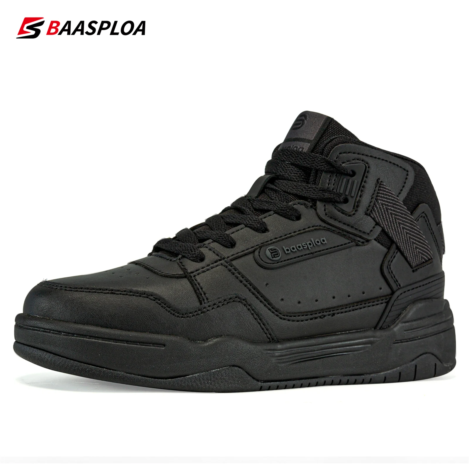 Baasploa nowe buty damskie zimowe ciepłe modne pluszowe wodoodporne skórzane buty do chodzenia damskie odkryte dorywczo antypoślizgowe trampki