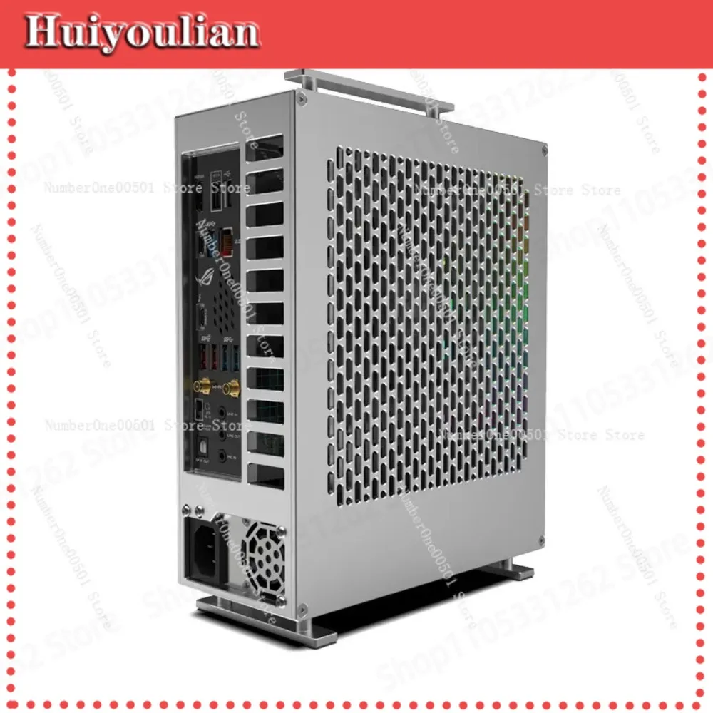 Lzmod A24-V3 2.1 4.28L Mini ITX Case  iGPU Design, 1U PSU Support, Compatible with AXP120-X67 Cooler, All-Aluminum