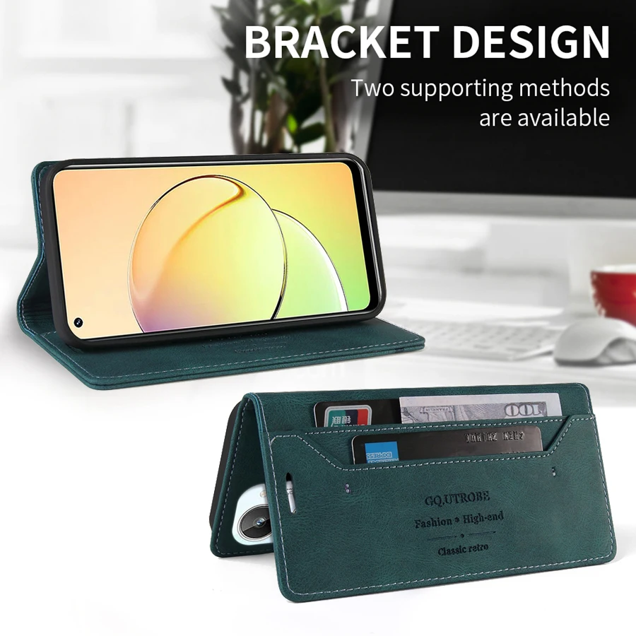 가죽 케이스 Realme 10 9i 9 프로 플러스 8i 8 Pro C30 C25Y C21Y C11 OPPO X3 라이트 A96 A77 A76 A57 A54 A16 K10