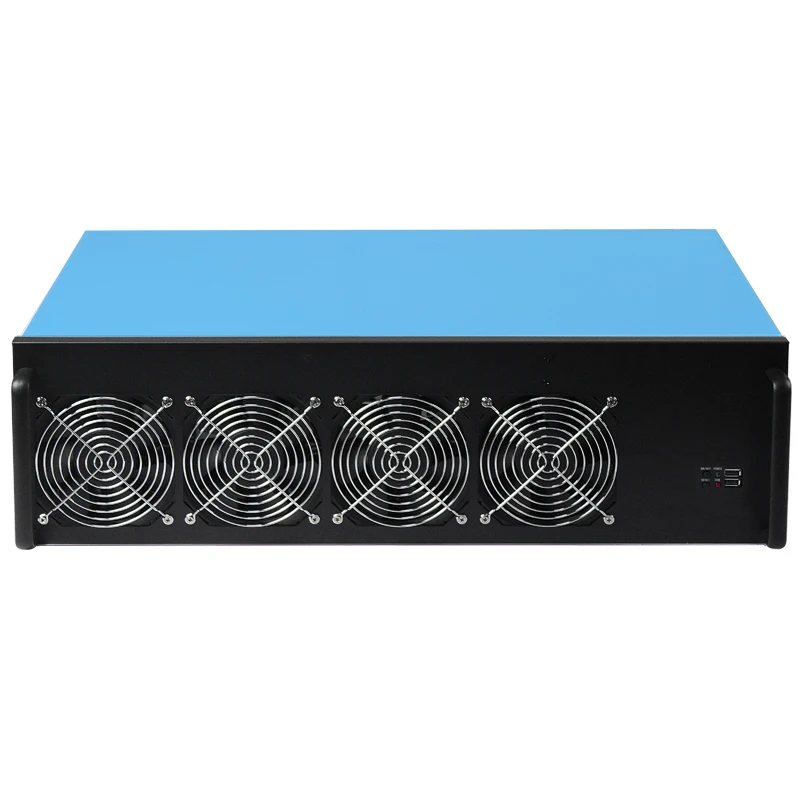 Горячая распродажа 2025 года, серверная установка с 8 графическими процессорами, hine с процессором I3 4130, полный комплект серверного корпуса для корпуса графического процессора серии 3080