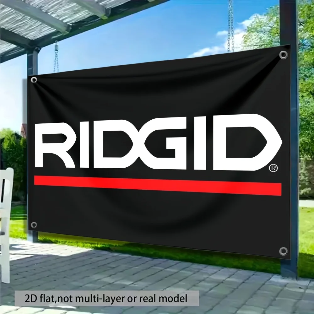 High Quality RIDGID Logo Banner Outdoor Promotion Signage Flag 60x90cm Vinyl PVC Display for Tools Sale Construction Event Event
