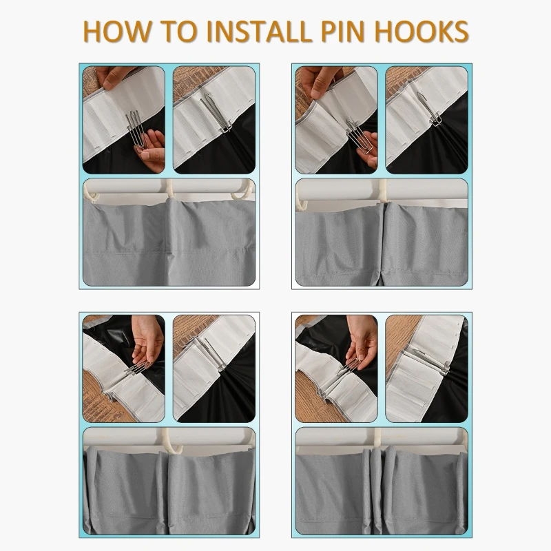 Hook For Curtain Rails Accessories Quality Four Prongs Fork Hooks S Plastic Clamp Track Tulle Tape Clips Pin Drapes Multifuction