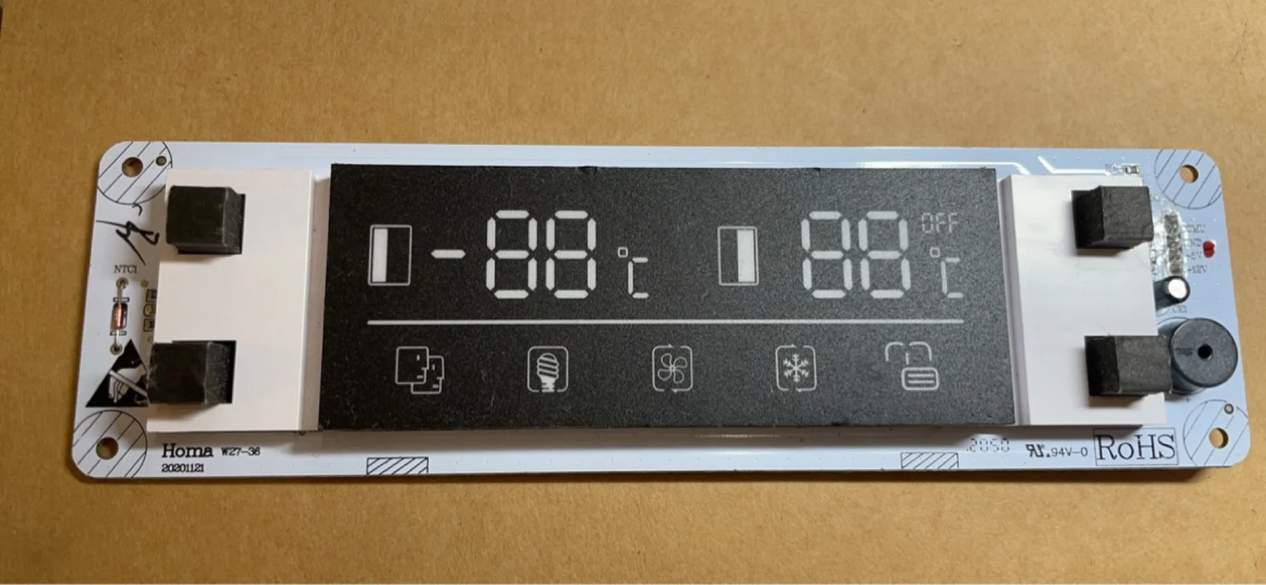 

Для доски кнопок дисплея холодильника Omar, трекпад W27-36A/36B/FF2-66C/89B/124A/127 Haier