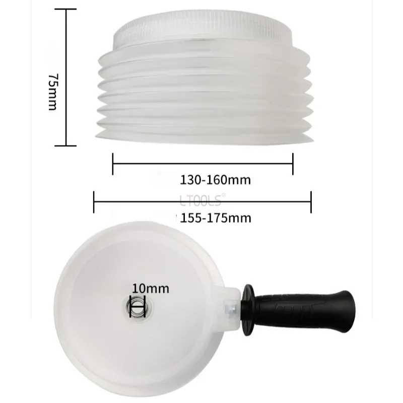 Imagem -06 - Multifuncional Carpintaria Abridor de Buraco Metal Gypsum Downlight Som Spot Light Expansão e Ash Conexão Tool Capa contra Poeira 1pc