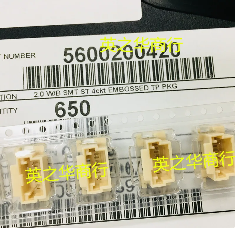 

30 шт. Оригинальный Новый 2,0 мм 4P 5600200420 4PIN 560020-0420 05600200420