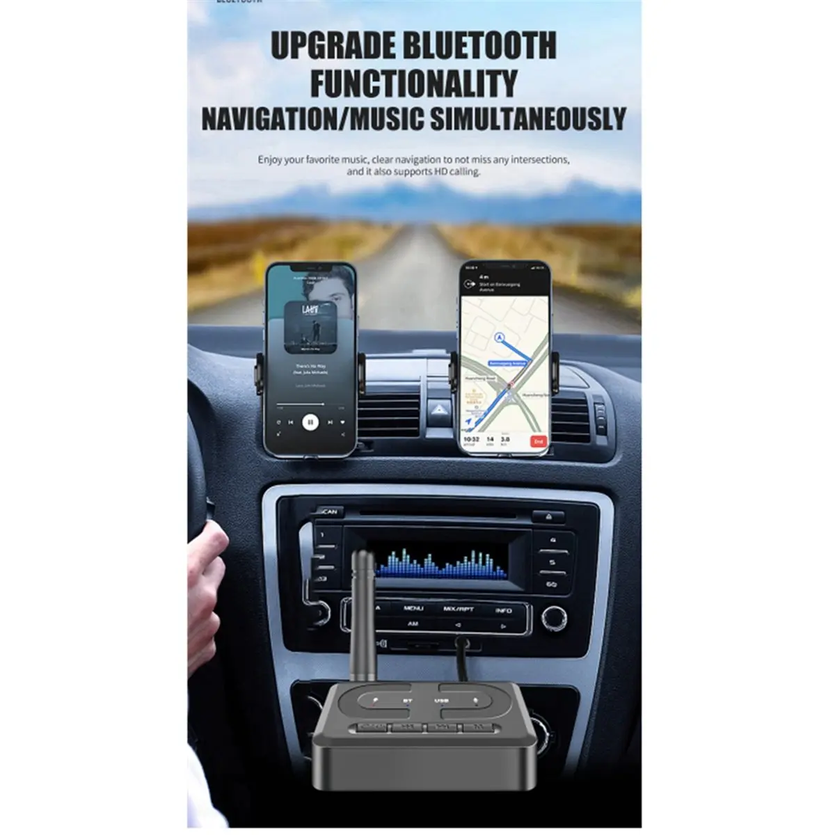 

Bluetooth-приемник A23G 6.0 для разъема 3,5 мм Jack AUX 2RCA USB, Hi-Fi стерео Bluetooth-аудиоадаптер для ПК, автомобильных колонок, усилителей