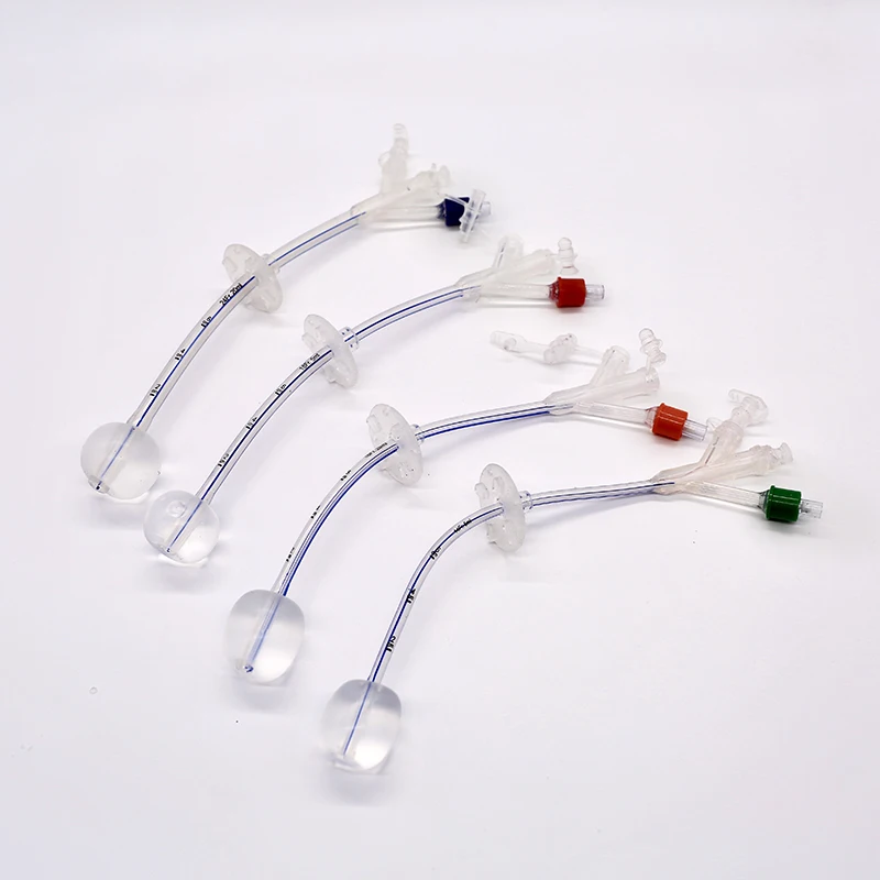 FR20 Disposable 3 way silicone gastrostomy tube /PEG feeding tube is suitable for gastrostomy patients