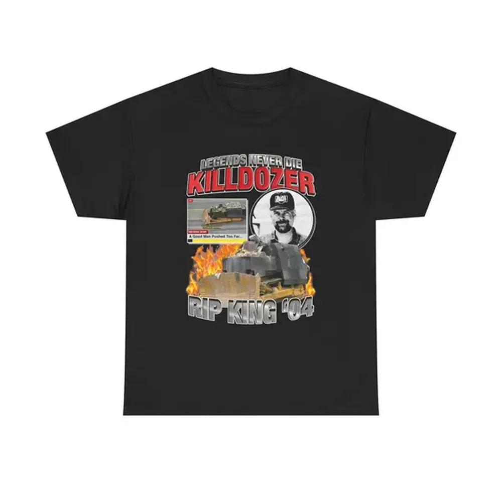 Camiseta de algodón grueso Legends Never Die.