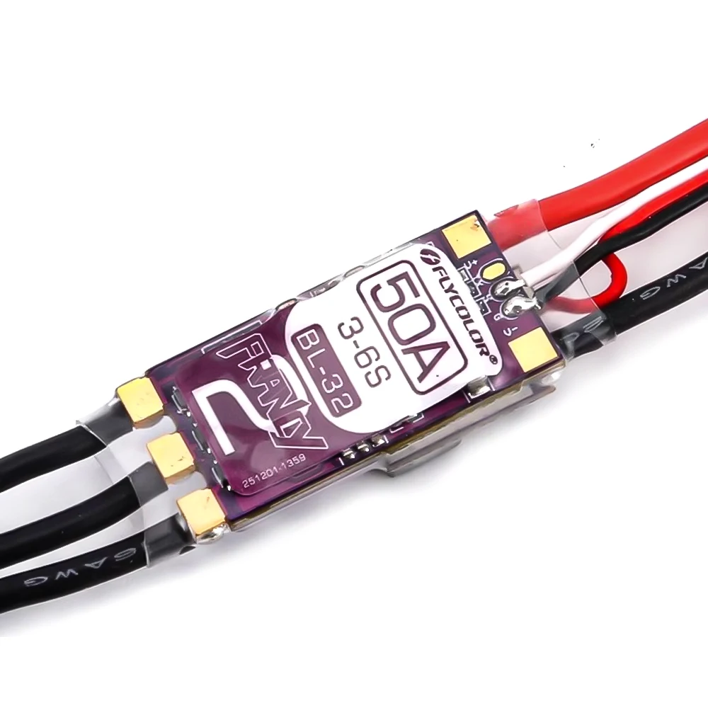 

Бесщеточный регулятор скорости FLYCOLOR Francy 2 ESC 20A 30A 40A 50A BLHELI-32 BL32 3-6S 5 В/3 А 12 В/2 А для радиоуправляемого самолета Francy 2