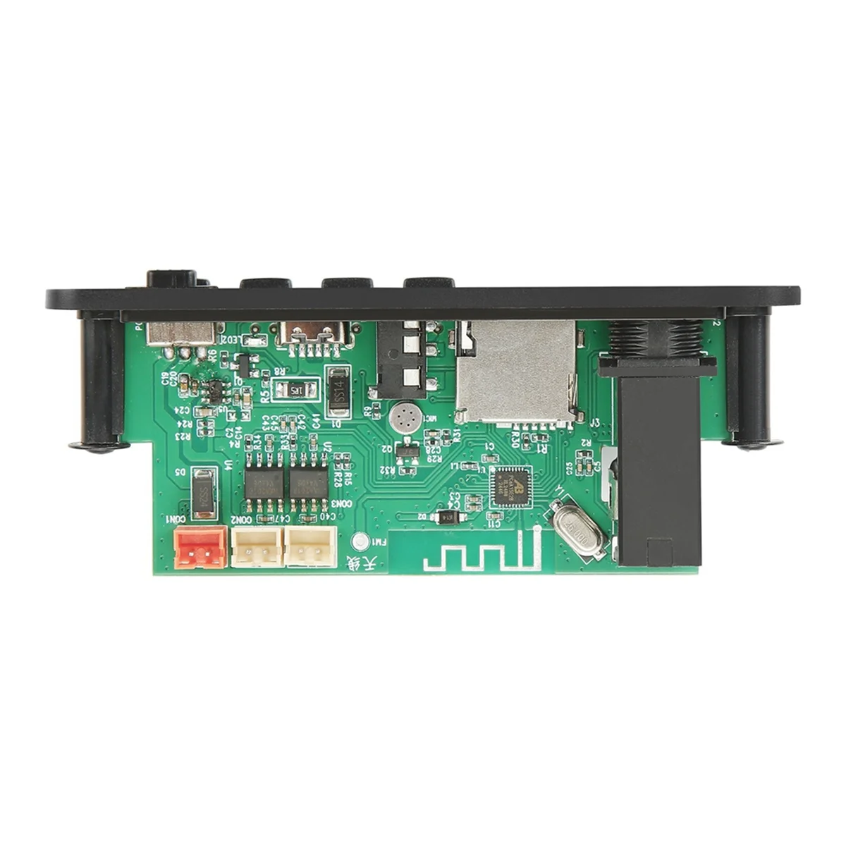 New Tech 6W Bluetooth Amplifier MP3 Decoder Board Microphone Car Mp3 Player USB Record FM Radio AUX for Speaker Handsfree Audio