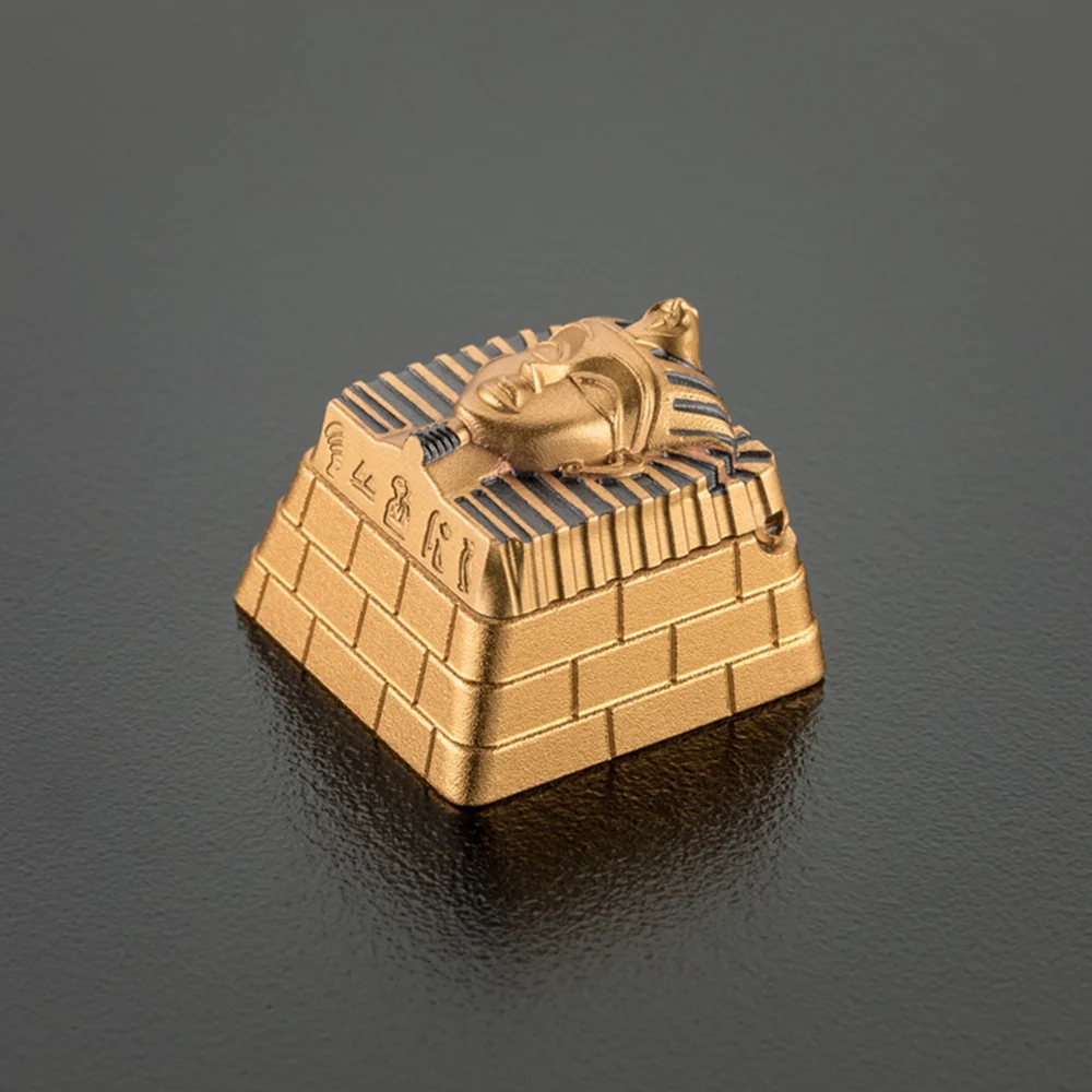Mechanical Keyboard ESC Keycaps Cherry MX Switch Gold Metal Keycaps Can Open Eye Of God Pharaoh Transparent Keycap Custom Gift