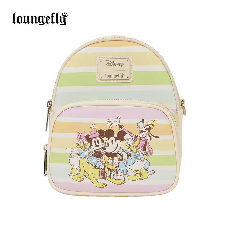 

Оригинальный рюкзак Loungefly с Микки Маусом и Минни, сумка-кроссбоди, мини-сумка двойного назначения, милый подарок для девочки на день рождения, подарок на День святого Валентина