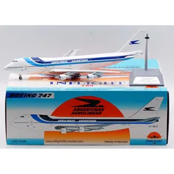 IF742LV1224 Alloy Collectible Plane Gift Inflight 1:200 Aerolineas Argentinas Boeing B747-200B Diecast Aircraft Jet Model LV-MLO