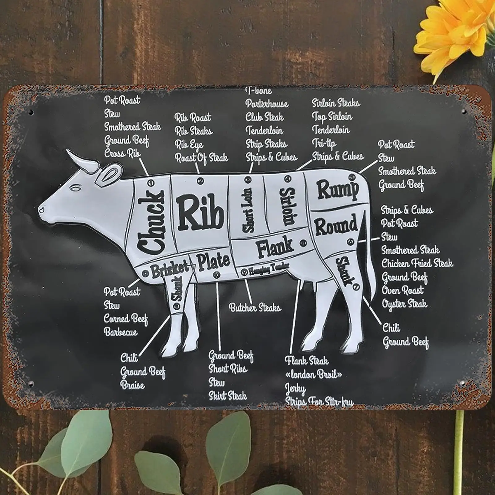Vintage Metal Tin Sign 8
