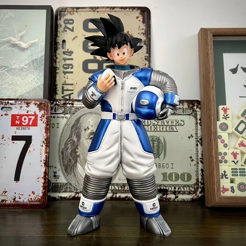 

In Stock 25cm Anime Dragon Ball Son Goku Space Suit PVC Figure Collectible Model Toys Ornament