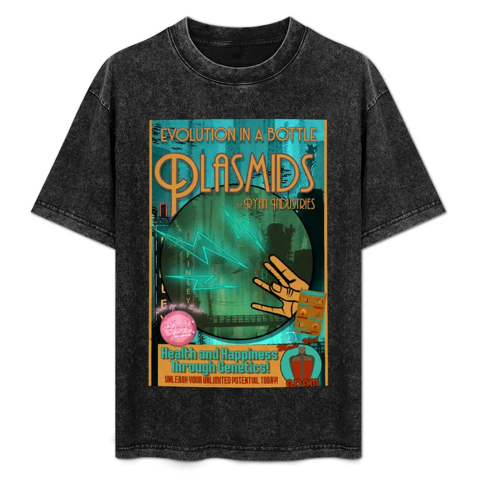 

Bioshock Plasmids Advertisement T-Shirt gifts for boyfriend vintage mens clothes