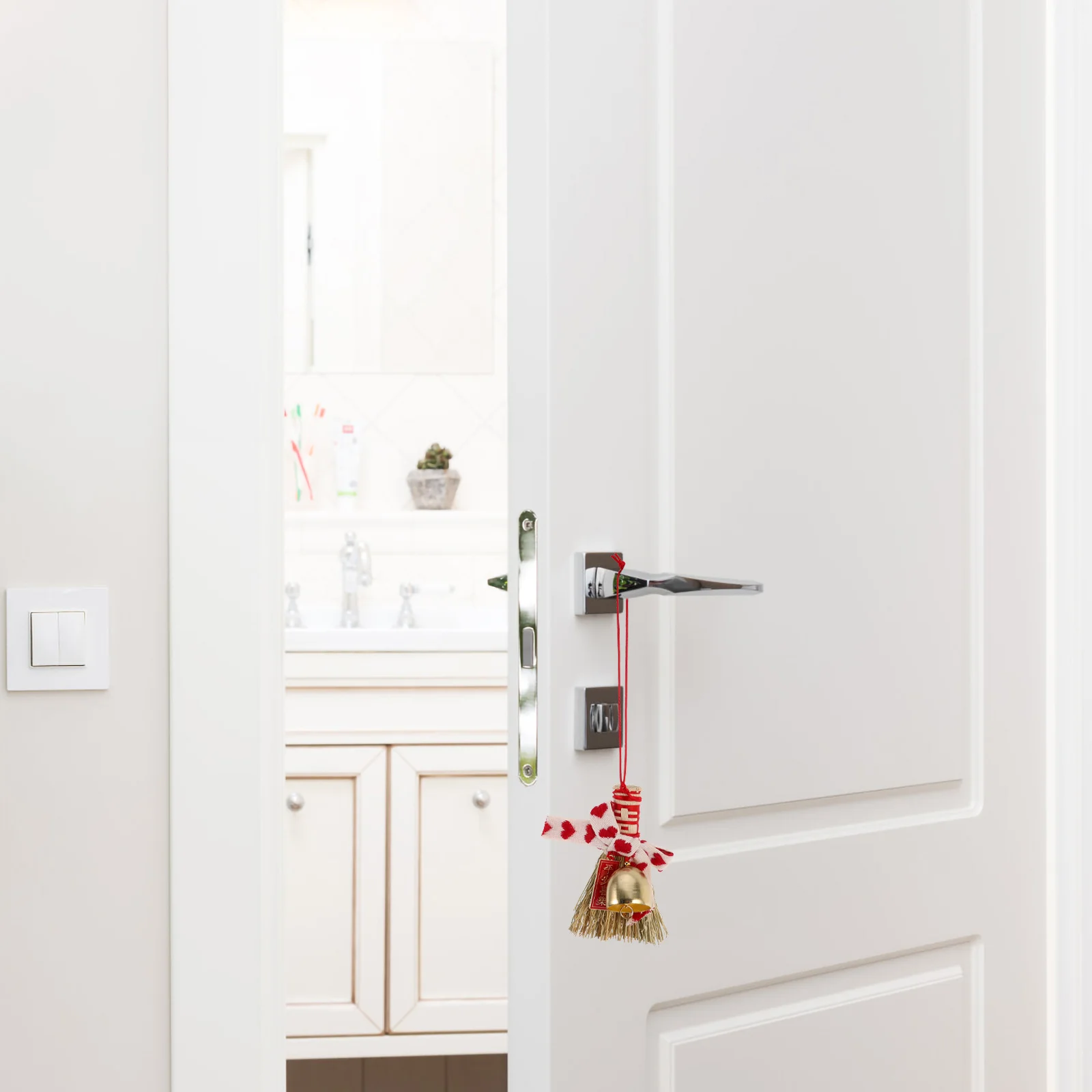 1 قطعة زخرفة مكنسة لمقبض الباب ديكور المنزل الجديد سحر معلق محظوظ القرع قلادة مهرجان عطلة الديكور