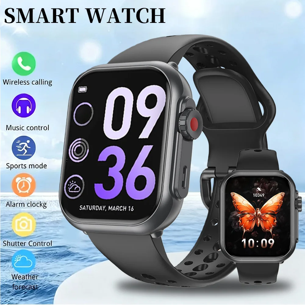 

Smart Watch for Men And Women with 1.85" HD Screen 1000mAh Battery 100-Day Standby Fitness Tracker Heart Rate & Sleep Monitor