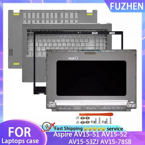 Imagen 1 del producto Reemplazar la cubierta para Aspire AV15-51 AV15-52 AV15-53ZJ AV15-78SB LCD contraportada bisel frontal cubierta inferior del reposamanos