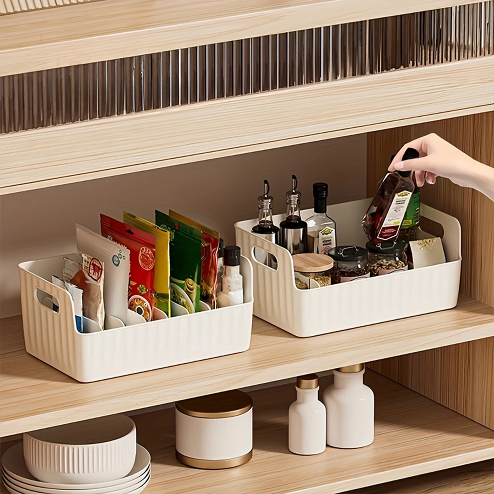 Desktop Storage Rack Divided Plastic Storage Rack For Cosmetic Jewelry Glasses Snack Stationery Household Organizer Accessory