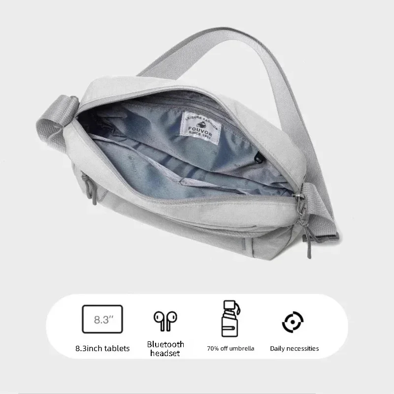 حقائب قماش نسائية صغيرة بسحاب متينة متعددة الوظائف حقيبة كروس مريحة حقيبة كتف للتسوق للسيدات 3073-07