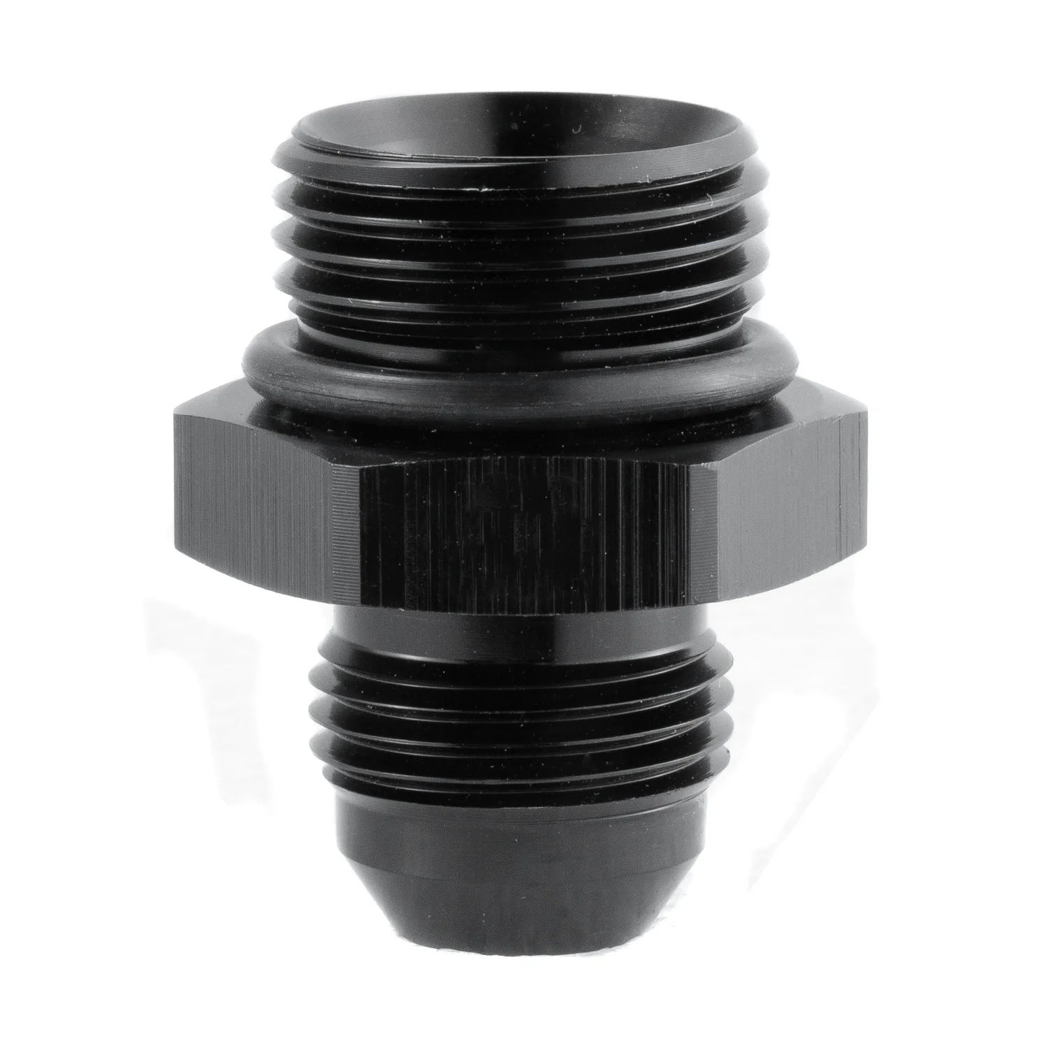 

Aluminum -8AN Flare To 10 ORB O Ring Boss Adapter AN Fitting ORB BLACK Anodized