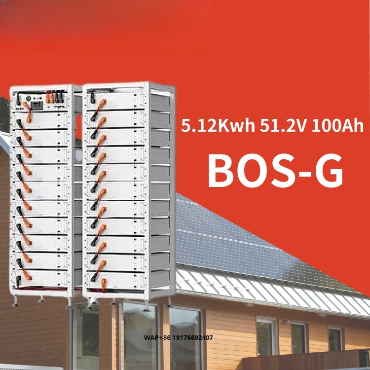 deye BOS-G LiFePO4 High Voltage Lithium Battery 51.2V 100Ah 5.12kWh CAN Communication IP65 for Solar Energy Storage System
