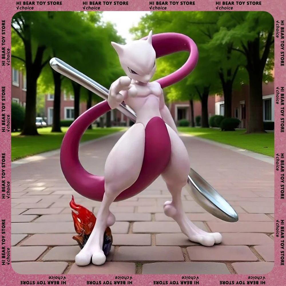 

10cm Mewtwo Figure Peripherals Anime Figures Pvc Statue Model Figurine Collection Desk Decoration Doll Toys Kid Birthday Gifts