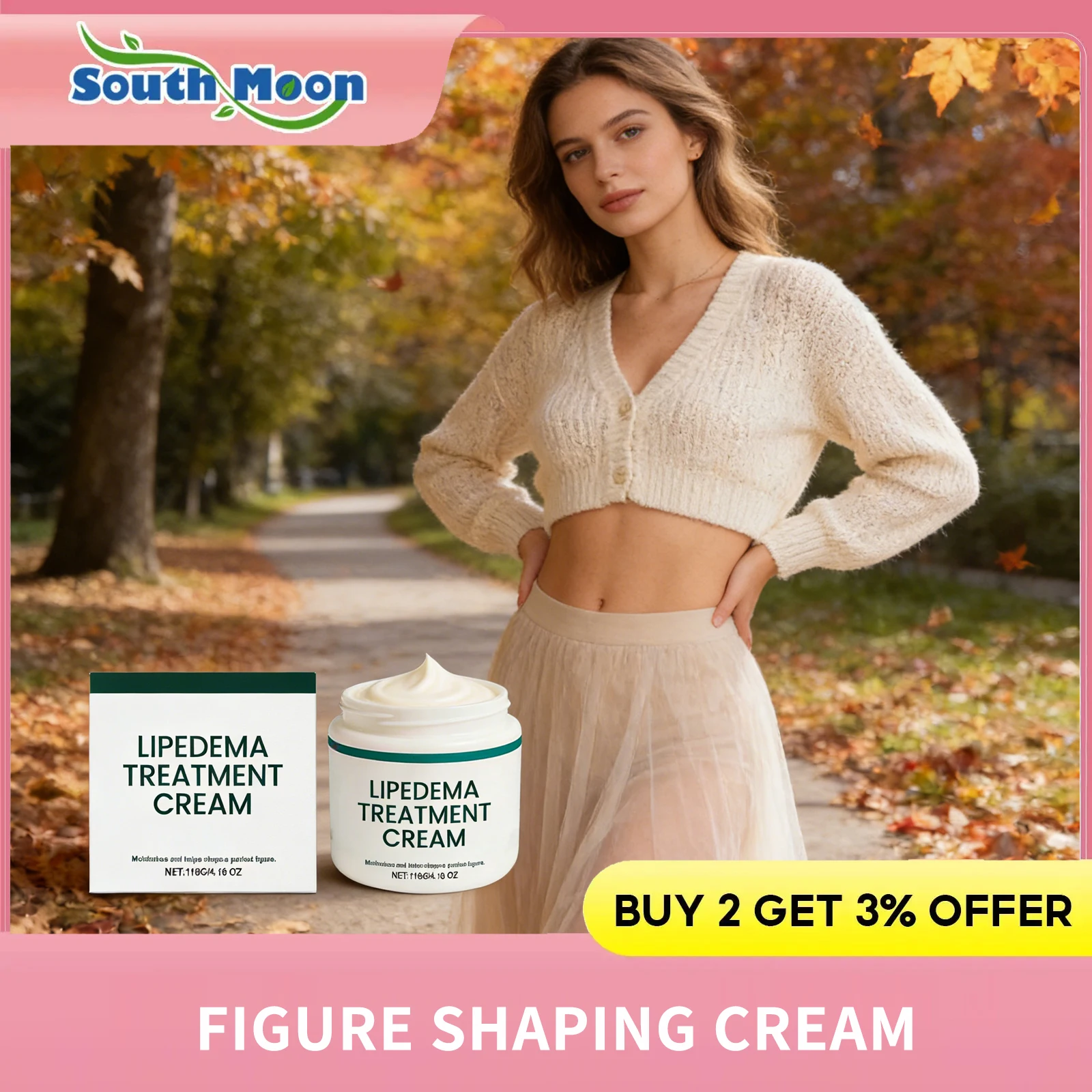 Body Shaping Cream Abdomen Skin Tightening Arms Firming Reduce Cellulite Butt Lifting Waist Contouring Anti-Sagging Leg Cream