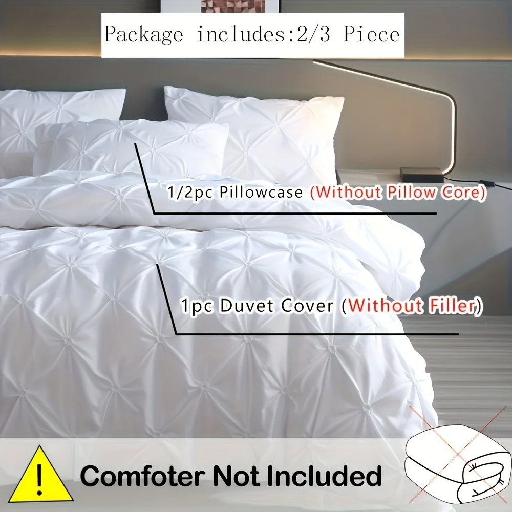 Solid Color Jacquard Quilt Cover Set 6