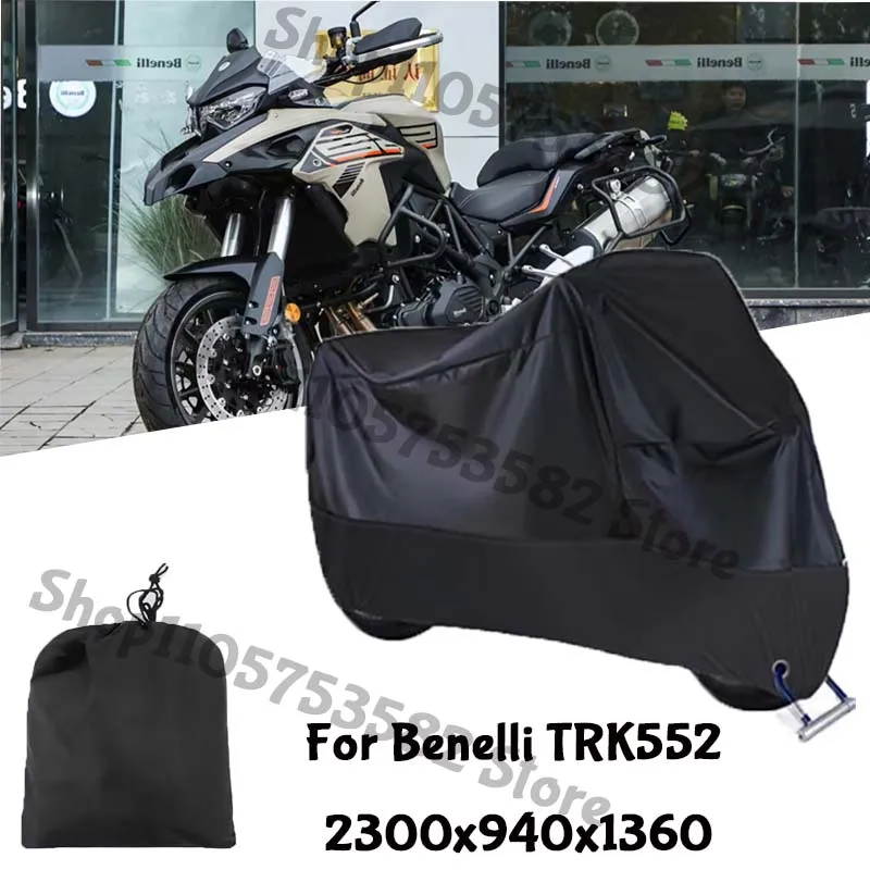 Motorcycle Full Covers For Benelli TRK552 Car Outdoors Sun Protection Dust No Ear Thickened Oxford Clothcover Accessories
