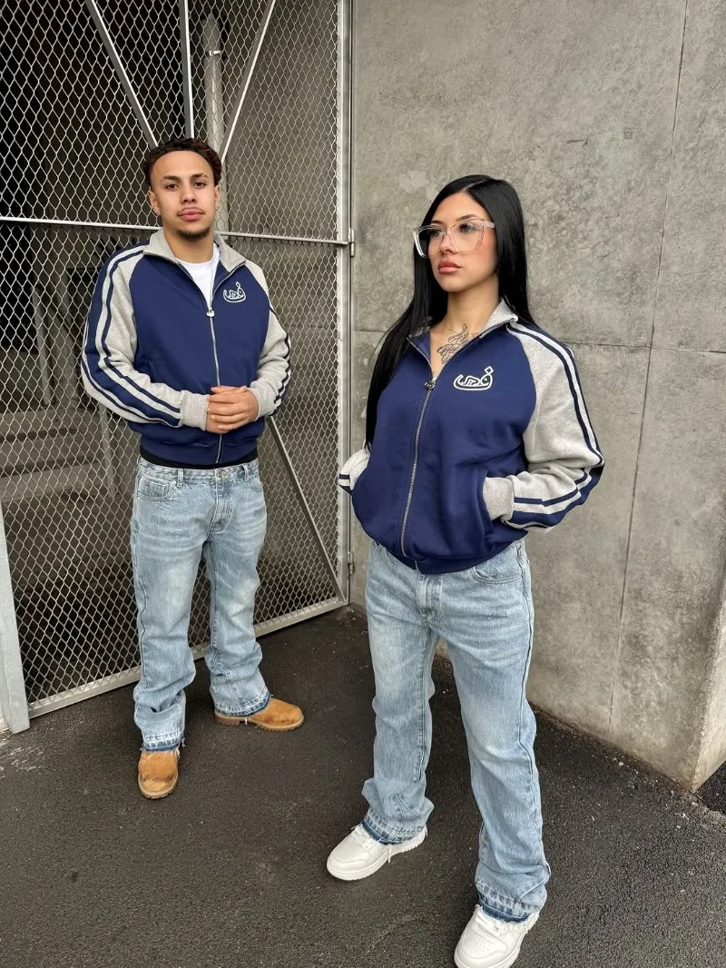 Y2K خمر سليم صالح الجينز العصرية غسلها الرجال النساء Harajuku الهيب هوب مستقيم الساق السراويل القوطية مهدب عادية مايكرو متوهج السراويل