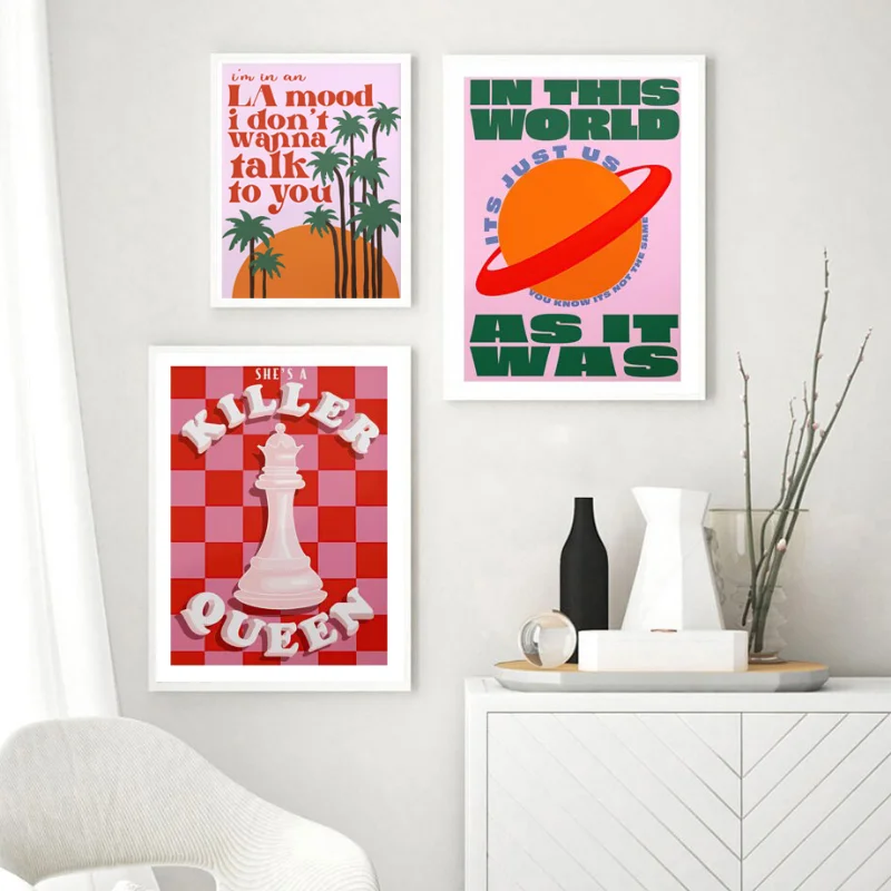 هاريس أنماط كلمات المشارك ضوء النهار غرامة خط الألبوم قماش اللوحة الحديثة الموسيقى المغني جدار الفن يطبع صور للمنزل ديكور