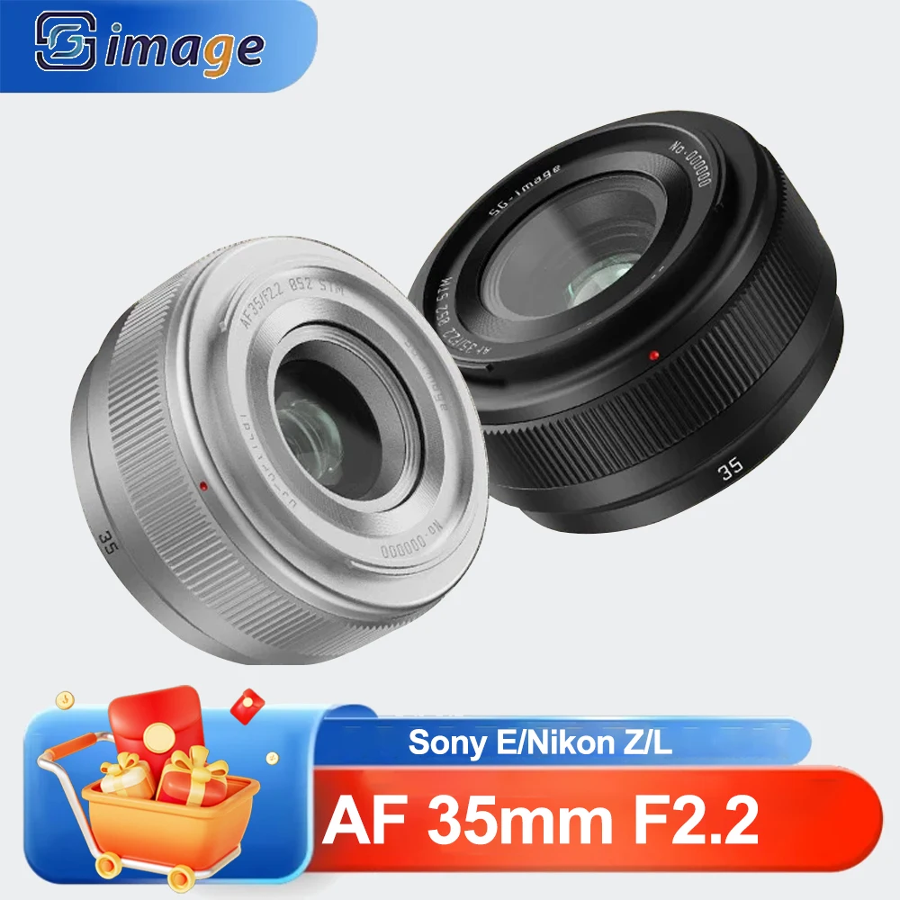 

Полнокадровый объектив SGimage AF 35mm F2.2 с большой апертурой и автофокусом, совместимый с камерами Sony E, Nikon Z и L mount.