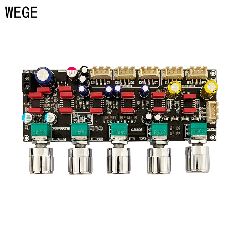 WEGE-HIFI Amplificador de tom frontal, ZK-PRO1, Subwoofer estéreo