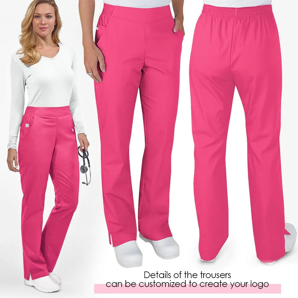 مجموعة فرك بأكمام طويلة مع أزرار - ملابس عمل طبية للأطباء والممرضات وصالونات التجميل، زي المستشفى الاحترافي