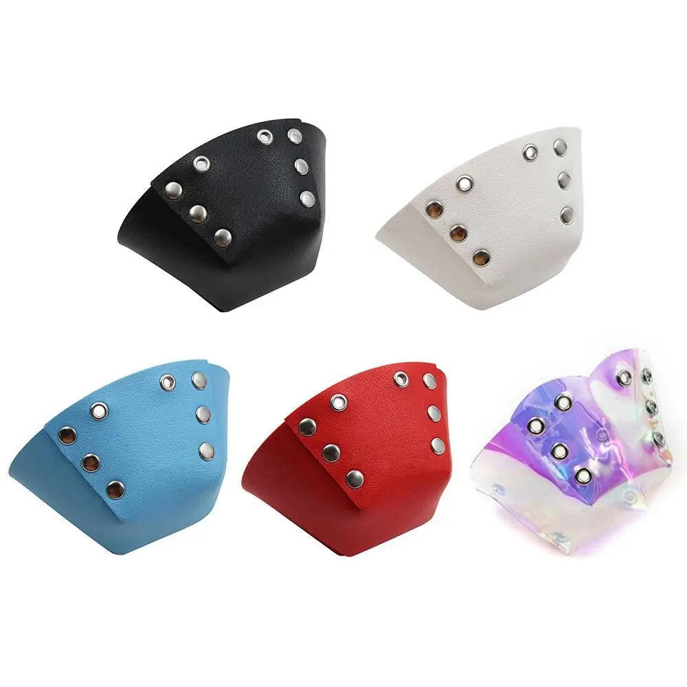 Roller Skate Toe Caps PU Leather Roller Skating Cap Protectors Skate Toe Guards For Roller Skates Toe Cap Shoe Shield