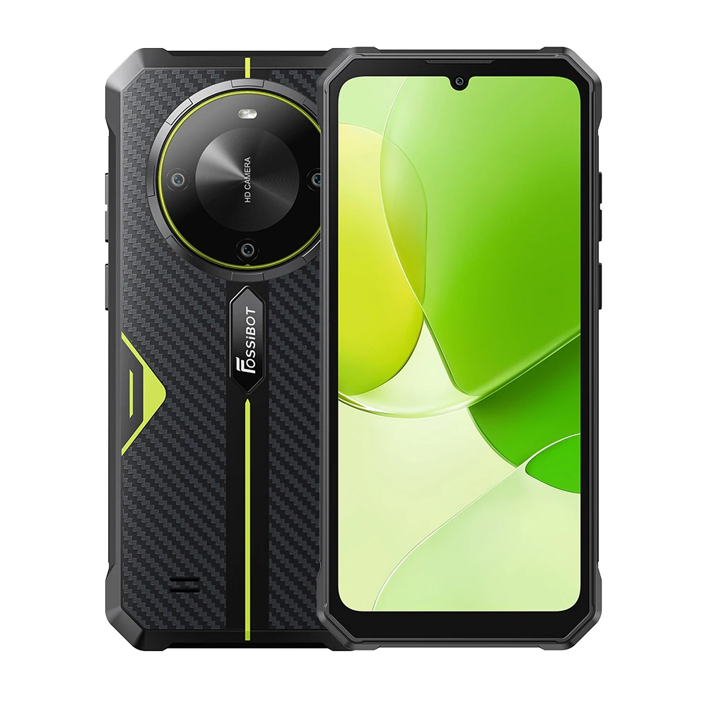 FOSSiBOT F105 Rugged Smartphone 4GB+64GB Android 14 OS 10300mAh Mobile Phone 20 MP Camera 6.745" HD+ IPS Phone Global