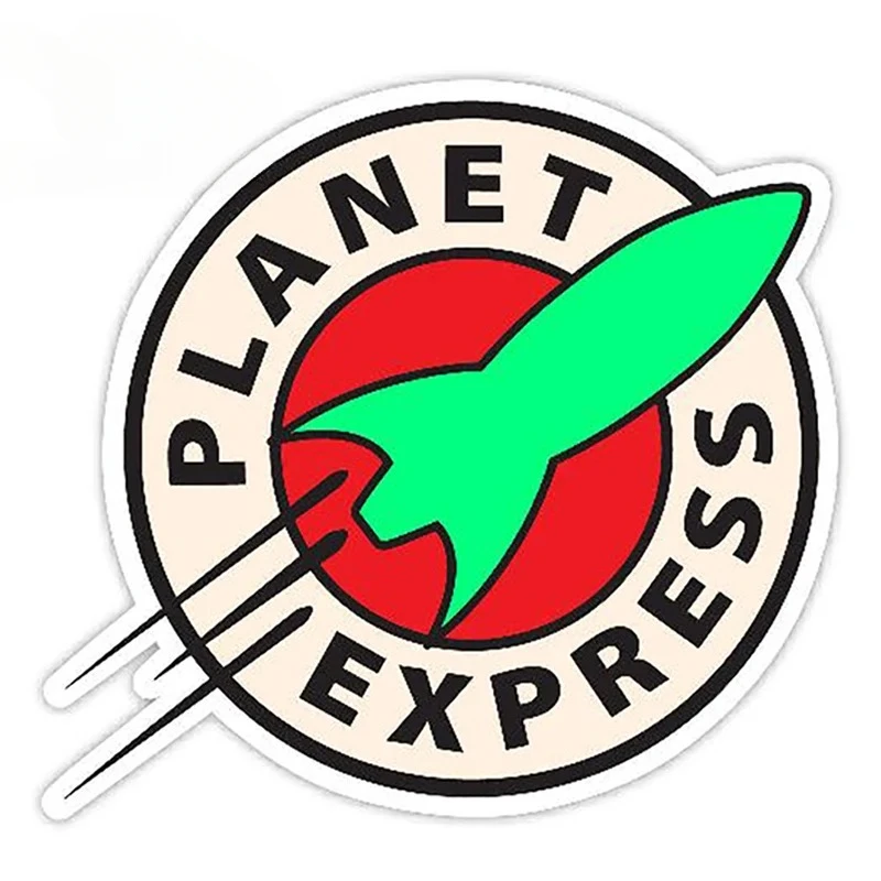 

13X12.1cm Car Styling Planet Express Vinyl Decal Cartoon Car Sticker Waterproof Auto Motor Decoration Graphics PVC KK