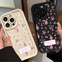 Pink Small Flowers Case For Huawei Honor 70 90 200 Pro 5G 10i 8X X9 9X X7 MAGIC 6 PRO Nova Y70 Y61 Y90 7 9 10 Pro 10SE Y9S Cover