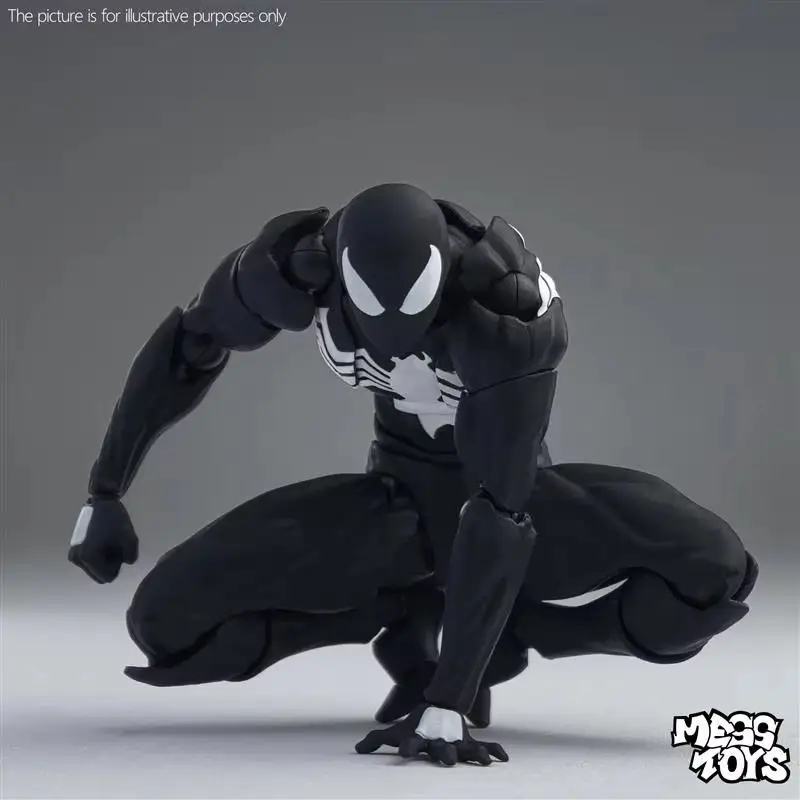 

Messtoys Black Symbiote Spider-Man Figure - Collectible Action Model Gk Statue Custom Figurine In Stock Ideal Gift Toy