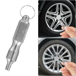 Valve Core Screwdriver For Car Motor Tyre Installation Repair Deflating Screw Driver Tool Stainless Keychain Design